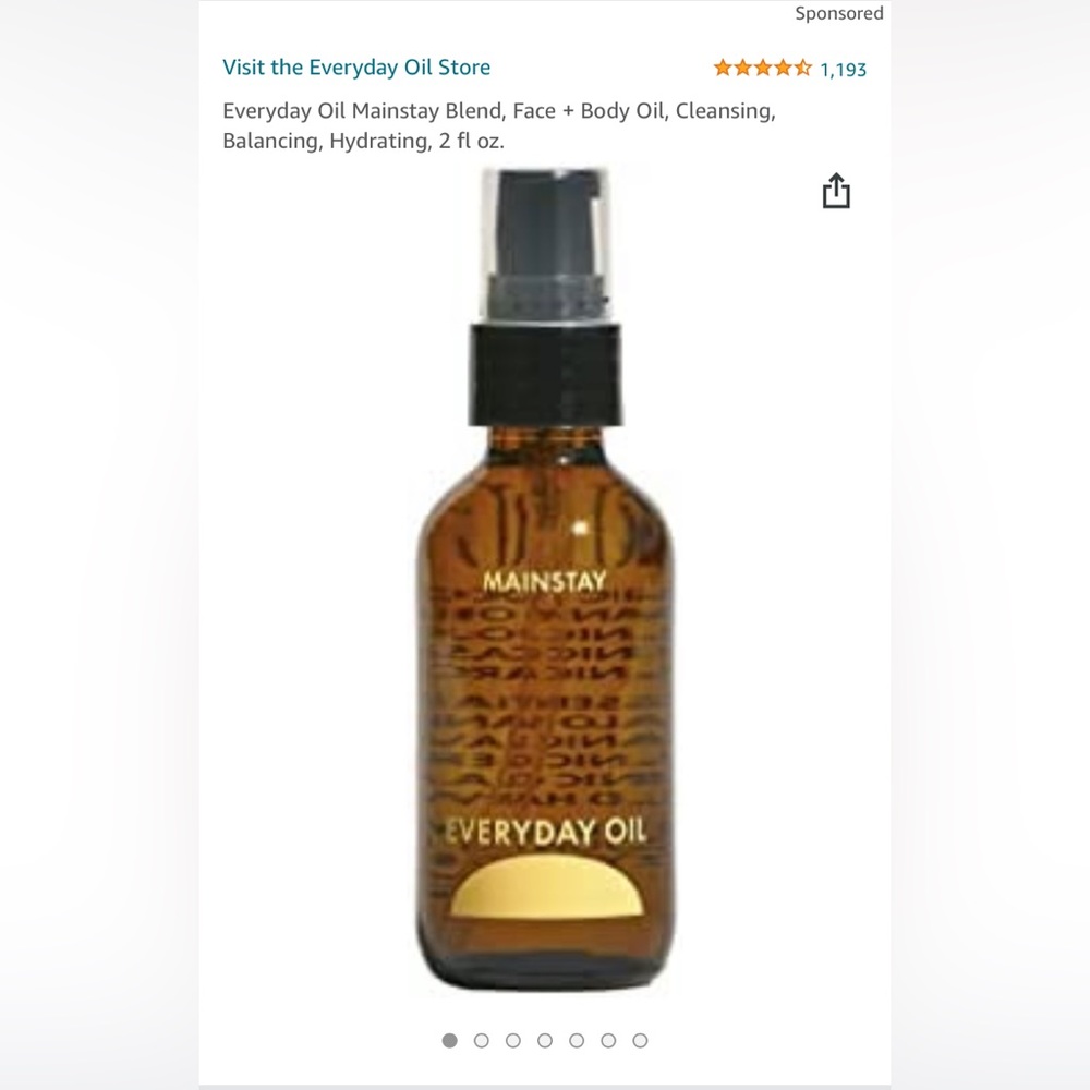 NEW everyday face oil